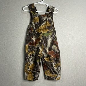 Little Master Sportsman Camo Overalls Green Brown Infant 12–18 Months
